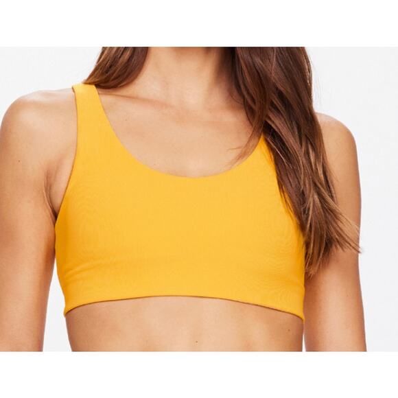 The Upside Marigold Dunes Jade Ribbed Racerback Tank Sport Bra Size Small/US 6 - Picture 1 of 8